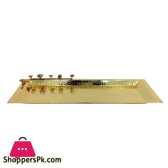 Orchid Long Tray Large (Gold)