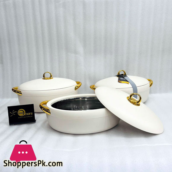 Japanese Style Stainless Steel-3pcs Size:2L, 2.5L, 3L