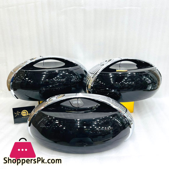 Luxury Portable Hot Pot Set Casserole Food Warmers ABS Food Container, Size:4L