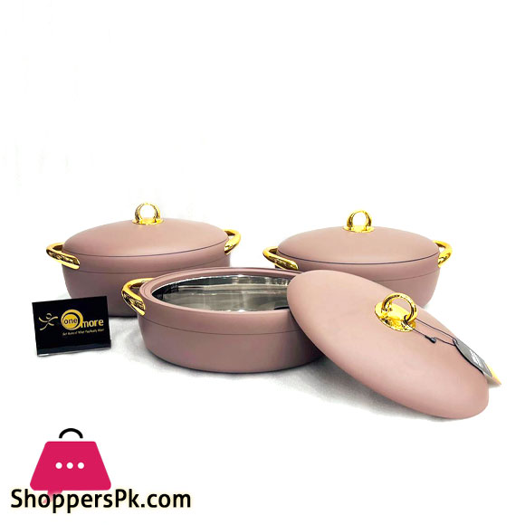 Japanese Style Stainless Steel-3pcs Size:2L, 2.5L, 3L