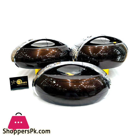 Luxury Portable Hot Pot Set Casserole Food Warmers ABS Food Container, Size:6L