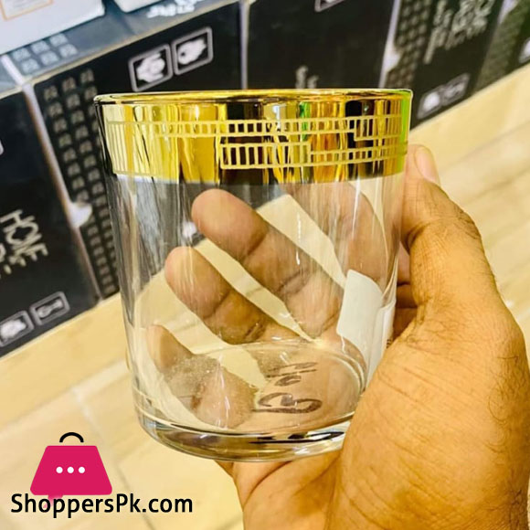 Pasabache Gold Border Tumblers - Pack Of 6