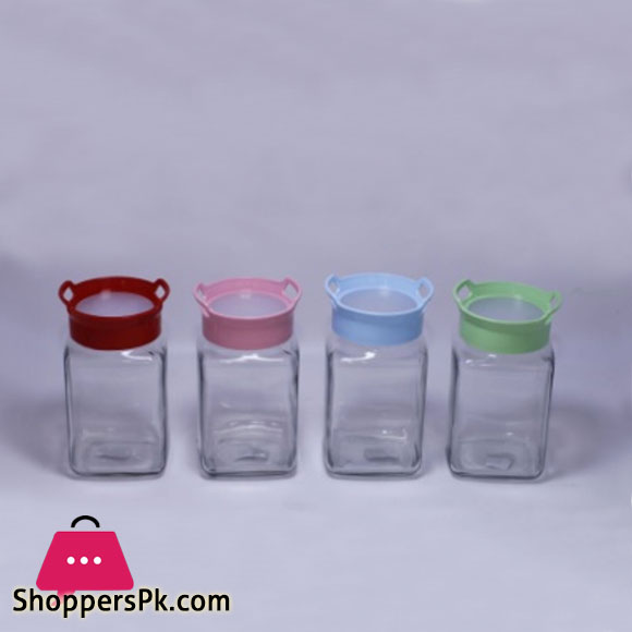 Bera Square Jar With Silicon Lid