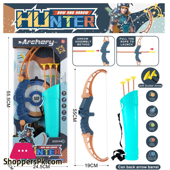 New Plastic Bow Arrow Shooting Battle With Light