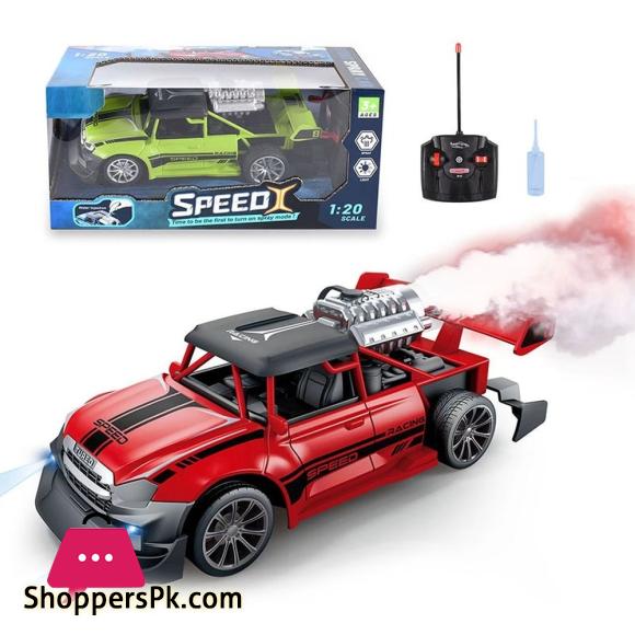 1:20 Rc Racing Car 2.4G Remote Control Car Truck with Light Smoke Spray Electric Car Radio Controlled Machine Model toys for boy