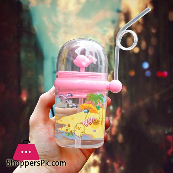 250ML Baby Drinking Cup Kids Whale Water Spray Cartoon Baby Feeding Cups with Straws Water Bottles Outdoor Childrens Cups