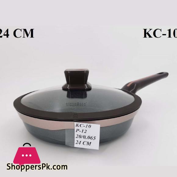 ALPENBURG Frypan Single Handle with Lid Germany Made 24 CM #KC10