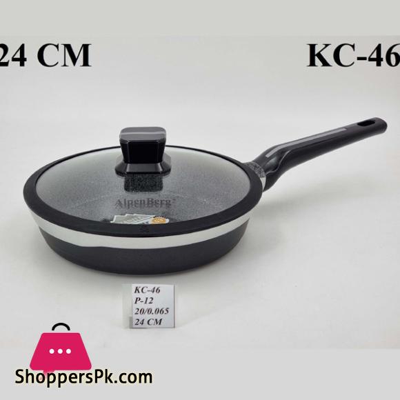 ALPENBURG Frypan Single Handle with Lid Germany Made 24 CM #KC46