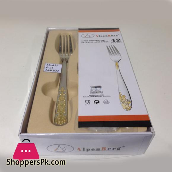 ALPENBURG Table Fork 12 Pcs Germany Made #LL033