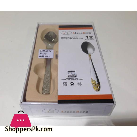 ALPENBURG Tea Spoon 12 Pcs Germany Made # DD034