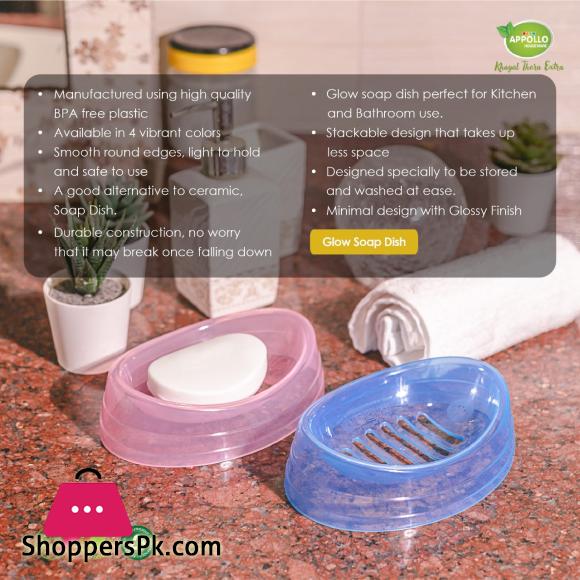 Appollo Glow Soap Dish – Pack of 2