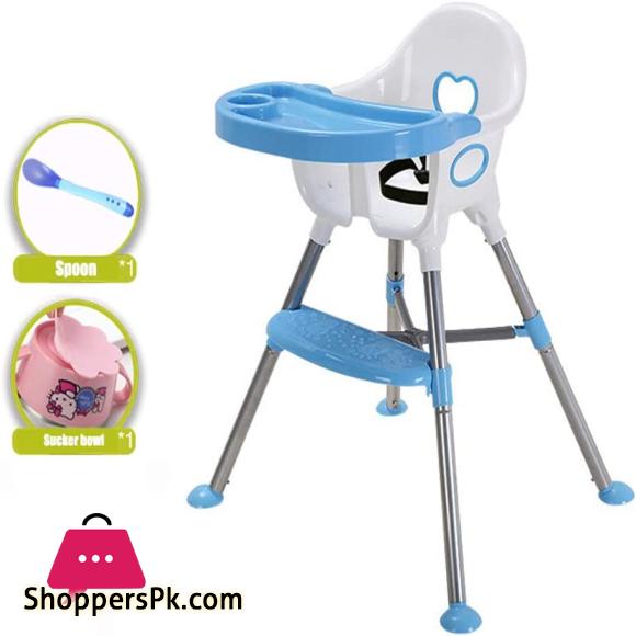 Baby High Chair Children Dining Chair 4in1 Portable Multi Highchair with Non Slip Foot Modern Safety Belt Kid Eat High Chairs for Home for 0-3 Years Old Children