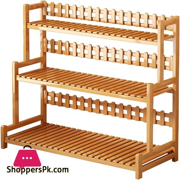 Bamboo Plant Stand Flower Stand Floor-to-ceiling Indoor Multi-layer Flower Shelf Balcony Living Room Succulent Frame Plant Display Stand Flower Pot Rack