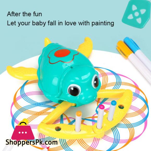Children Intelligent Painting Little Turtle