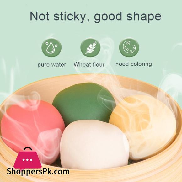 Dough Feather Chicken Toy Set for Kids Bald Hens Press to Grow Feather & Lay Eggs Dough Non-Toxic NSV