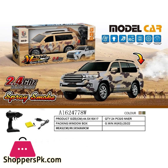 1:12 FOUR WAY REMOTE CONTROL VEHICLE / 2 COLORS (INCLUDING BATTERY)