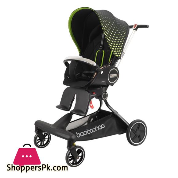 Baobaohao High Quality Light Baby Walking Artifact Trolley Landscape Children Car Ultra light Foldable Two way Reclining