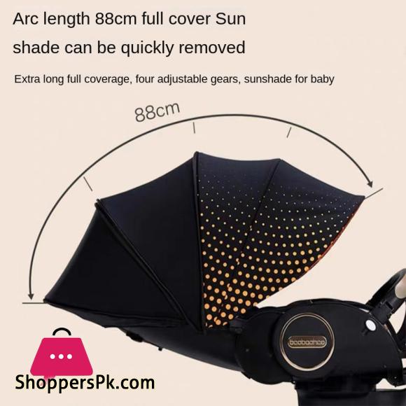 Baobaohao High Quality Light Baby Walking Artifact Trolley Landscape Children Car Ultra light Foldable Two way Reclining