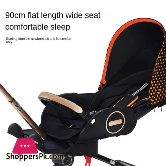 Baobaohao High Quality Light Baby Walking Artifact Trolley Landscape Children Car Ultra light Foldable Two way Reclining