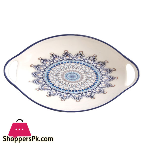 Imperial Double Glaze Melamine Fruit Roast Dish Size 10 inches Melamine New Print