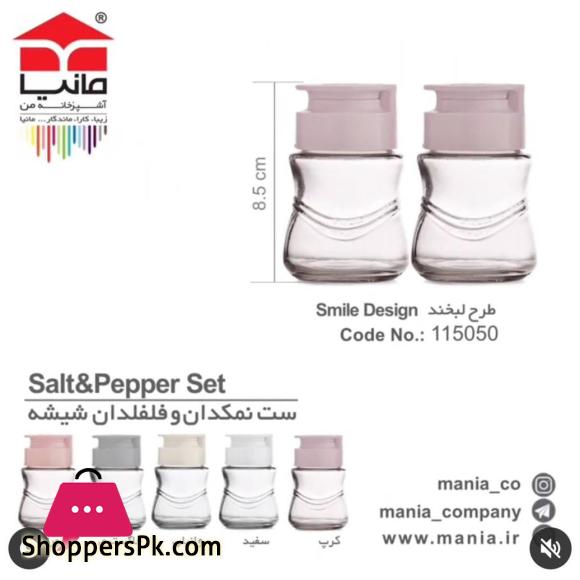 Imperial Salt and Pepper Shaker Glass Material For Long Lasting Freshness
