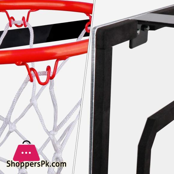 Indoor Basketball Hoop Set for Kids - Mini Basketball Hoop for Door with 4 Balls Shooting Ball Game Sport for Kids Boys Girls Bedroom