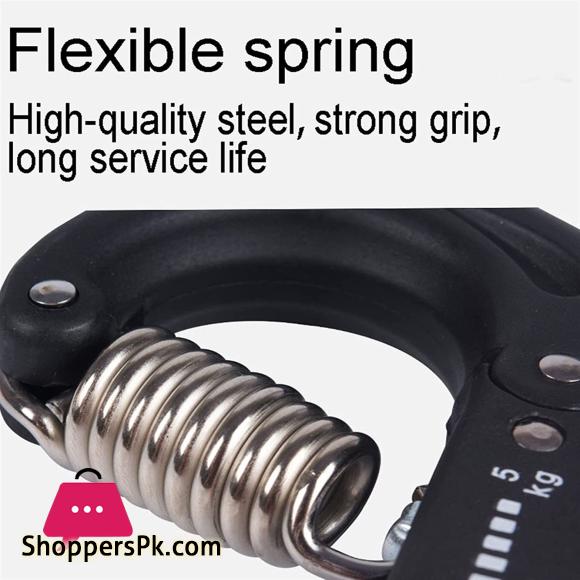 NFEGSIYA wrist trainer 5-60KG Adjustable Heavy Hand Grips The Hand Trainer Training Apparatus Fitness Hand Workout Exercise Grip Portables (Color : Black-1)