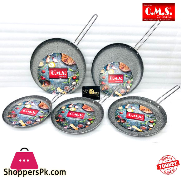 OMS Granite Crepe Pan Non-Stick Tawa 26CM Turkey Made