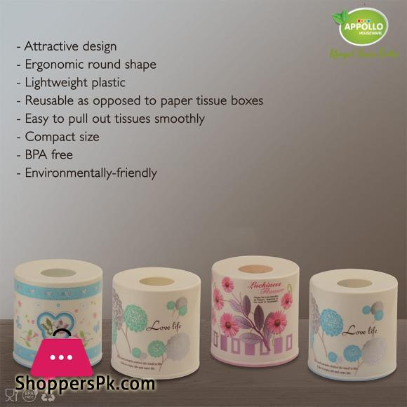 Appollo Plastic Tissue Holder - 1pcs