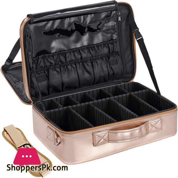Professional Cosmetic Case And Storage Bag Rose Gold