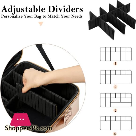 Professional Cosmetic Case And Storage Bag Rose Gold