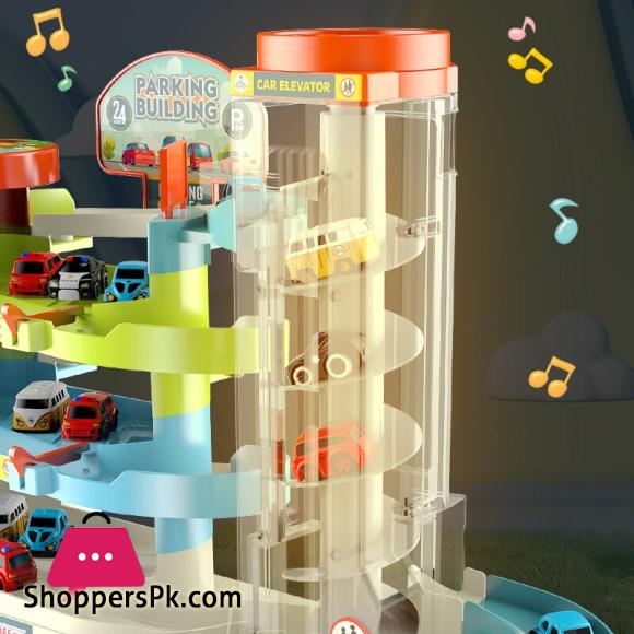 Racing Rail Car Toy Children Track Car for Adventure Game Racing Rail Car Kids Electric Train Track Toys Kids