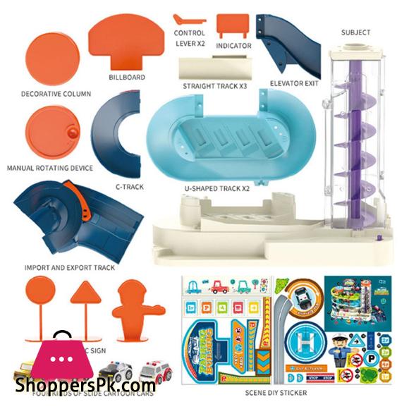 Racing Rail Car Toy Children Track Car for Adventure Game Racing Rail Car Kids Electric Train Track Toys Kids