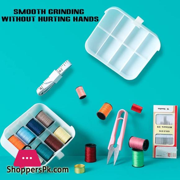 Sewing Supplies Organizer Cute Cat Ear Sewing Storage Box Double Laye Mini Sewing Kit DIY Crafts Sewing Accessories Storage Basket for Thread Needles Scissors
