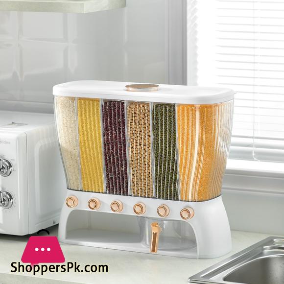 Sub Grid Rice Barrels Insect Proof and Moisture proof Sealed Rice Cans Household Rice Storage Boxes