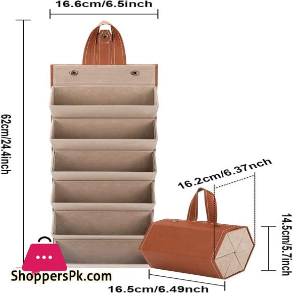 Sunglasses Organizer 6 Slots Travel Glasses Case