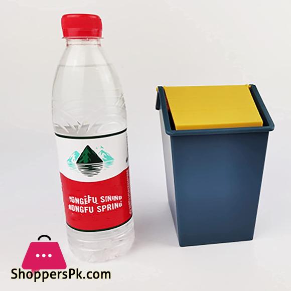 Trash Can Creative Mini House Portable Desktop Car Waste Bin Small And Cute Office Living Room Bedside Family Flip Rubbish Bin