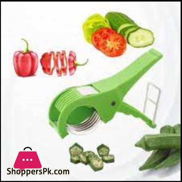 2 in 1 Vegetable Cutter with Peeler & Slicer