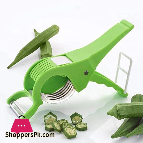 2 in 1 Vegetable Cutter with Peeler & Slicer