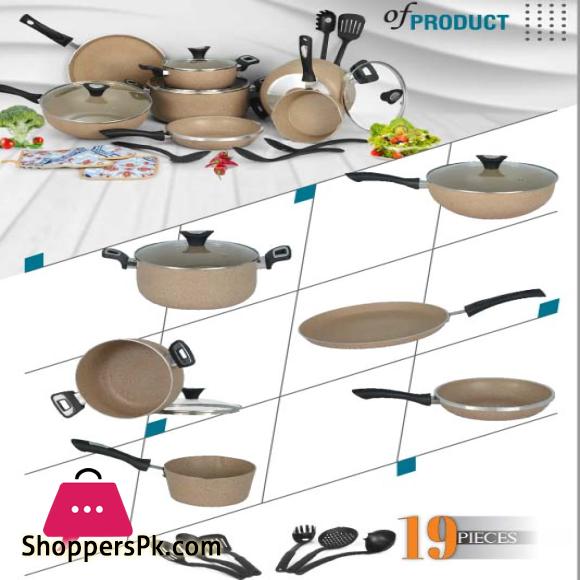AR Non-Stick Gift Pack - Cookware Set (19 Pcs)