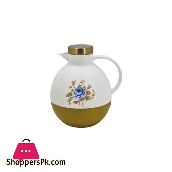 Angela Blue Rose Vacuum Flask Thermos – MK195