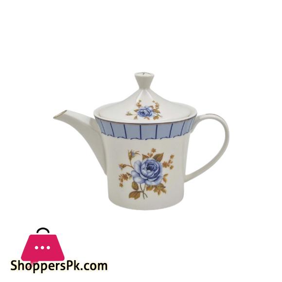 Angela Ceramic Blue Rose Tea Kettle - MK181