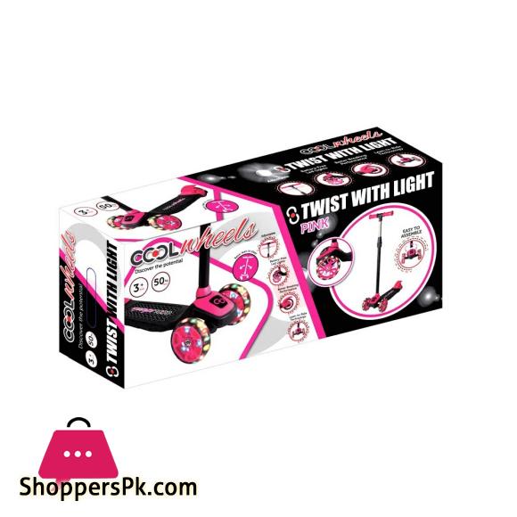 COOL WHEELS TWIST WITH LIGHT PINK SCOOTER - FR58048