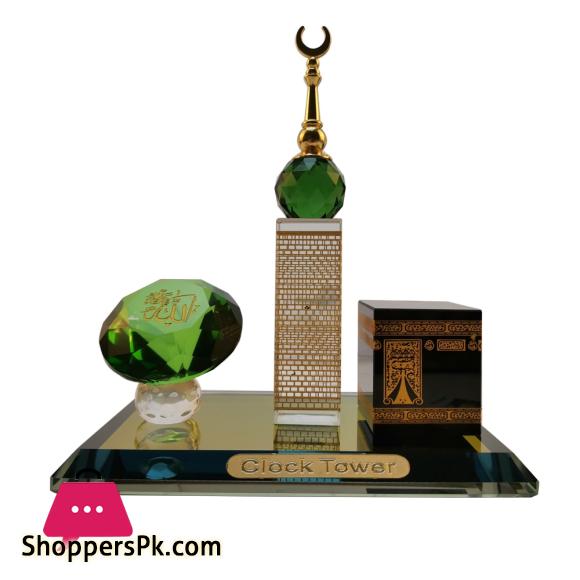 Crystal Kaaba Arab handicrafts Table Decorations 13-CM