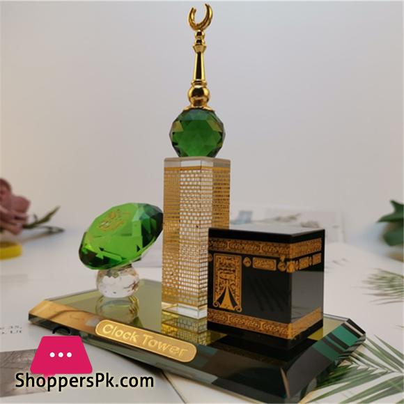 Crystal Kaaba Arab handicrafts Table Decorations 13-CM