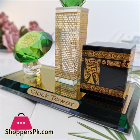 Crystal Kaaba Arab handicrafts Table Decorations 13-CM
