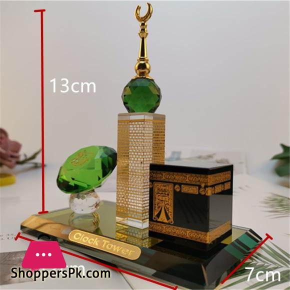 Crystal Kaaba Arab handicrafts Table Decorations 13-CM