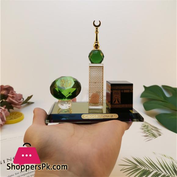 Crystal Kaaba Arab handicrafts Table Decorations 13-CM