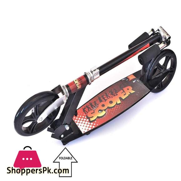 Heavy Duty Metal Body Jumbo Scooter for Kids & Adults (RED, Jumbo) by Ratna International