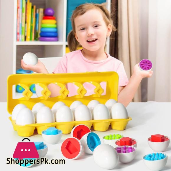 Matching Eggs Color Recognition & Count 12 Pieces – 11B
